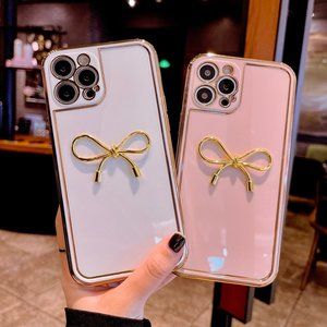 NEW iPhone 12/11/Pro/Max Cute Bow-knot case